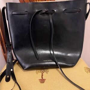Mansur Gavriel Classic Black Shoulder Bag